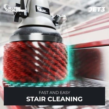 MotorScrubber JET3 Cordless Compact Scrubbing Machine – Deep Cleaning Power for Floors, Walls, and Hard-to-Reach Areas